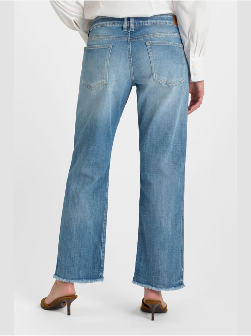 Jeans recto PIHLA, 7/8 Azul - Kiabi