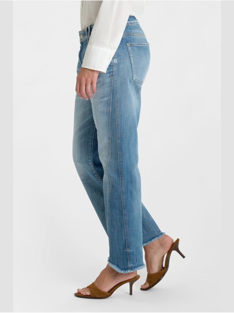 Jeans recto PIHLA, 7/8 Azul - Kiabi