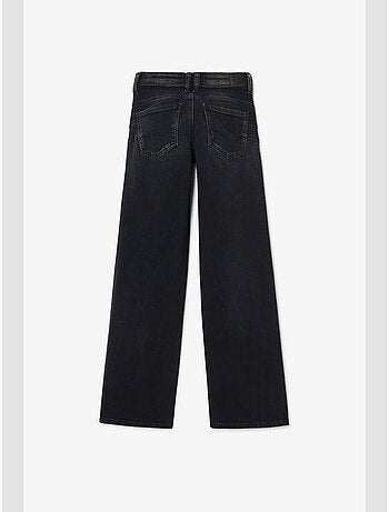 Jeans recto pulp slim tiro alto, largo 34