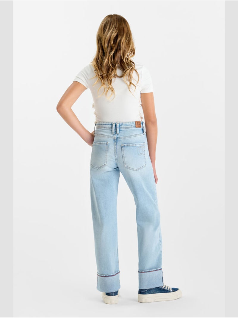 Jeans recto REVERS, largo 34 Azul - Kiabi