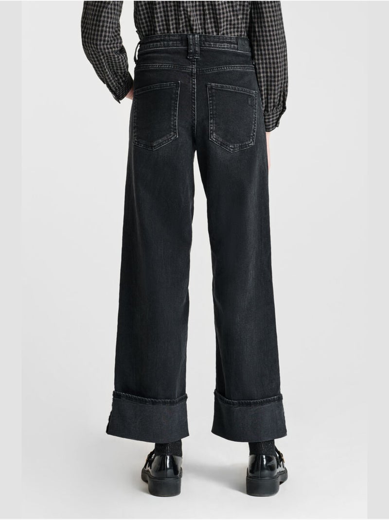 Jeans recto REVERS, largo 34 Negro - Kiabi