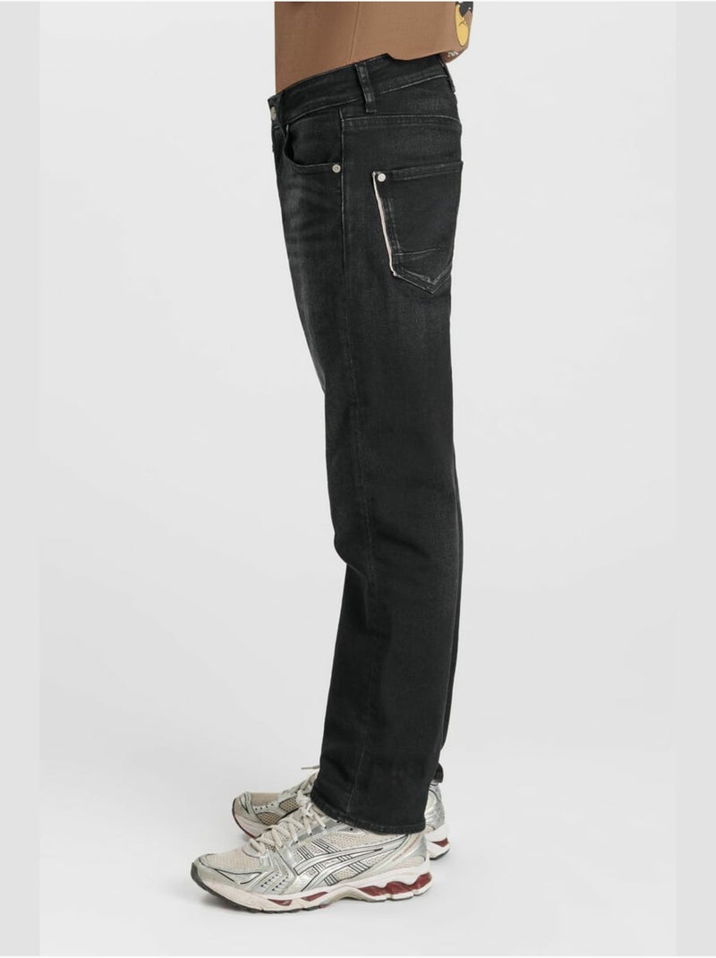 Jeans recto swann, largo 34 Negro - Kiabi