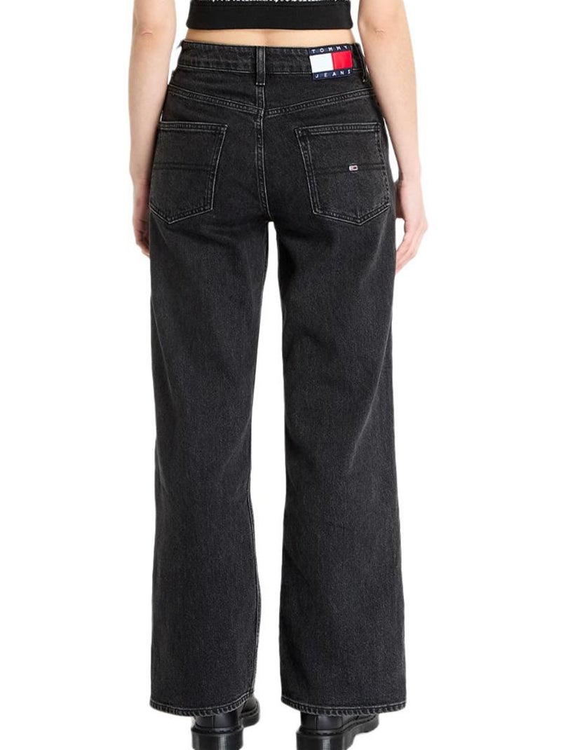 Jeans Rectos de Mujer Tommy Hilfiger Negro - Kiabi