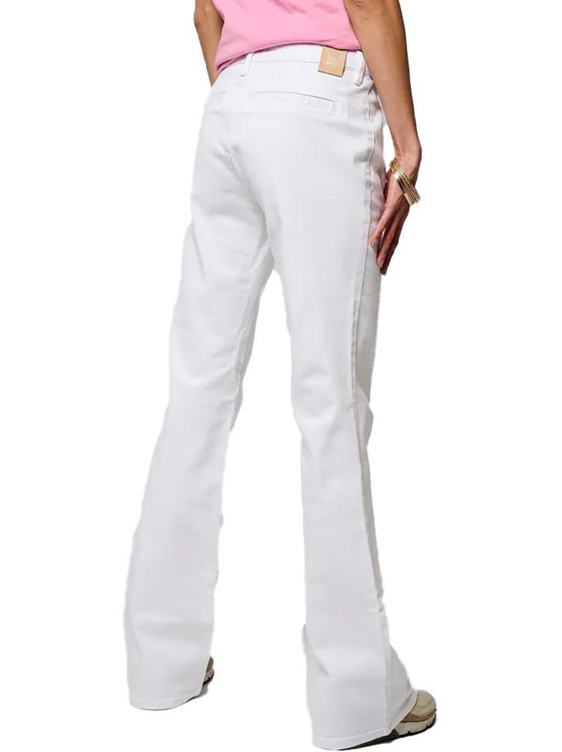 Jeans Rectos para Mujer Kaporal Blanco - Kiabi