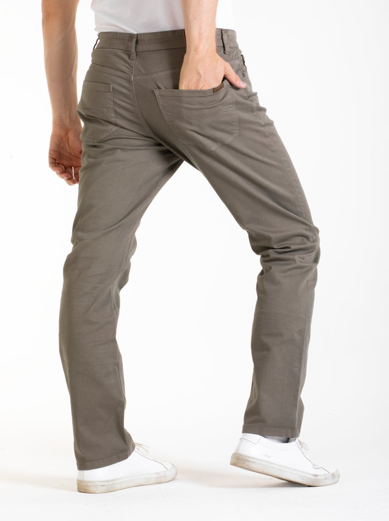 Jeans RL70 Fibreflex® corte recto FELIX 'Rica Lewis' Taupe - Kiabi