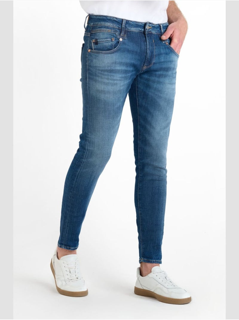 Jeans skinny POWER, 7/8 Azul - Kiabi