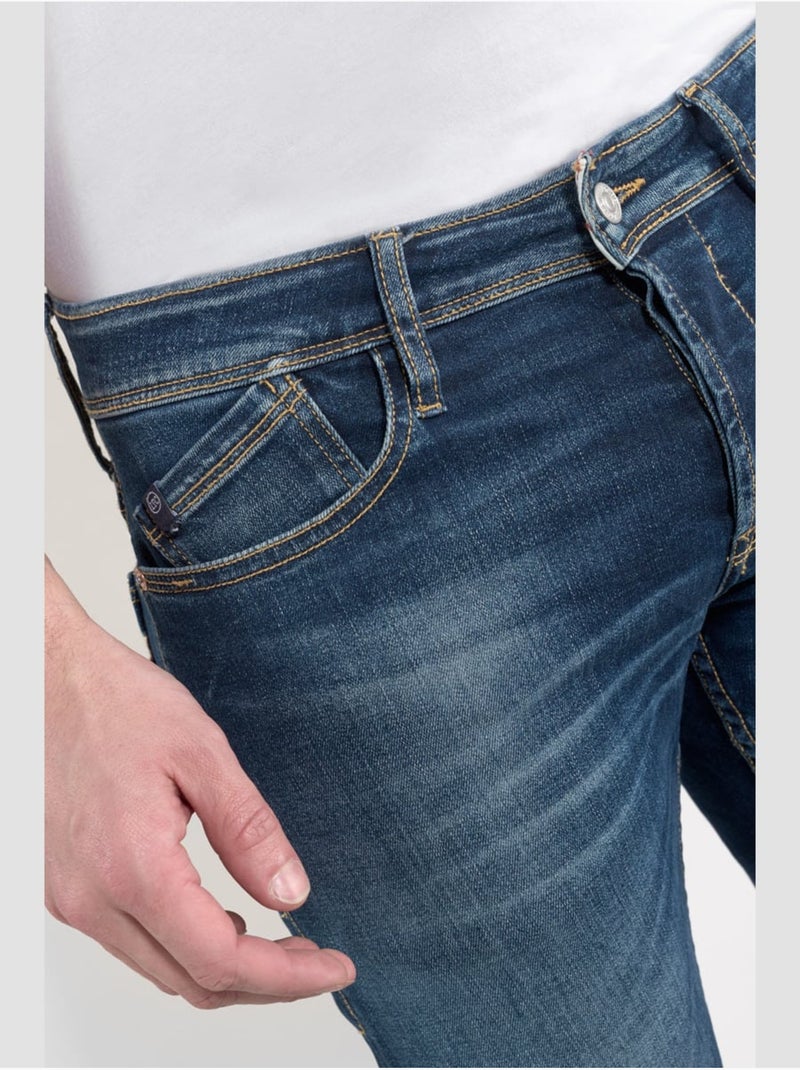 Jeans slim elástica 700/11, largo 34 Azul - Kiabi