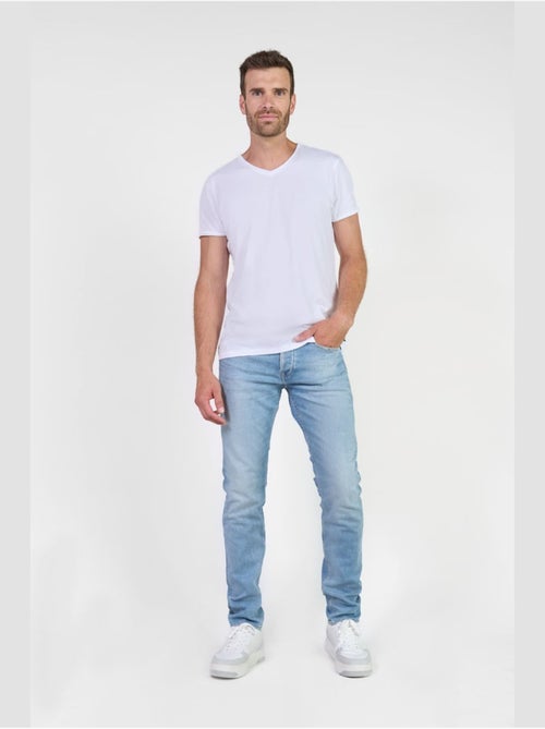 Jeans slim elástica 700/11, largo 34 - Kiabi Jeans slim elástica 700/11, largo 34 - Kiabi