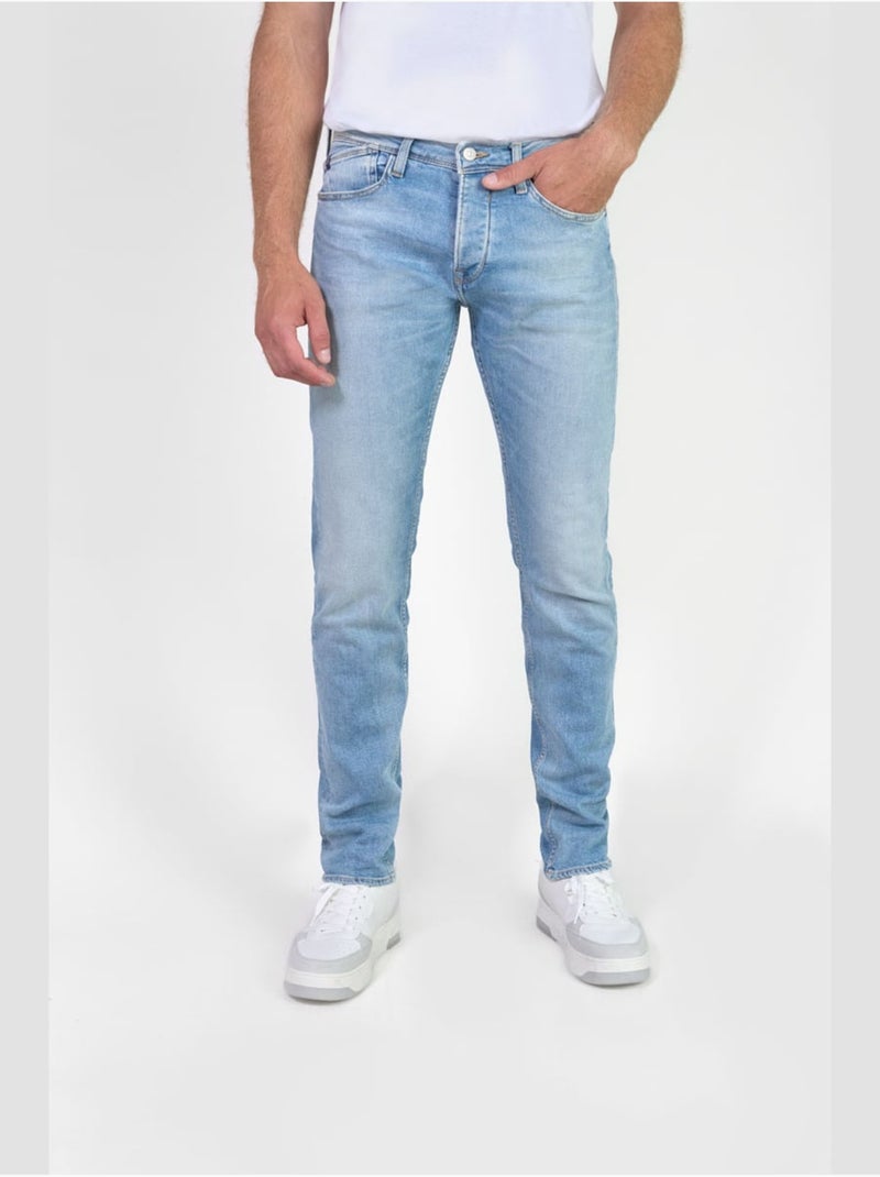 Jeans slim elástica 700/11, largo 34 Azul - Kiabi