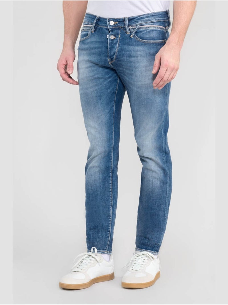 Jeans slim elástica 700/11, largo 34 Azul - Kiabi