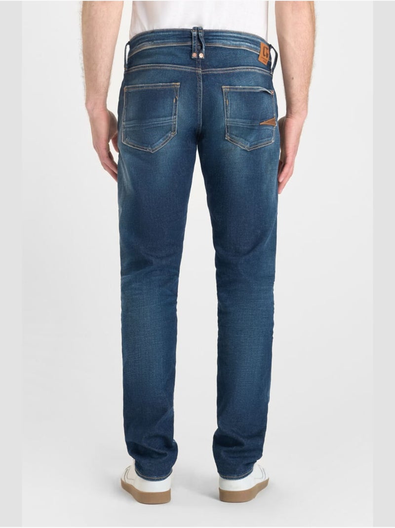 Jeans slim elástica 700/11, largo 34 Azul - Kiabi