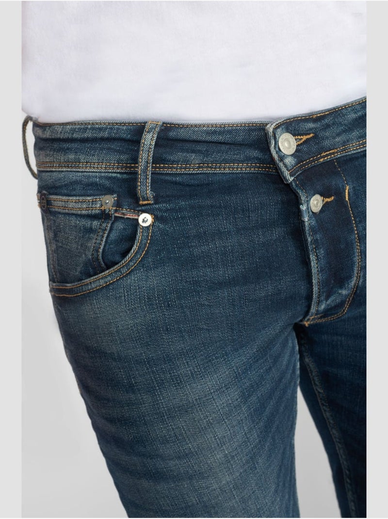 Jeans slim elástica 700/11, largo 34 Azul - Kiabi