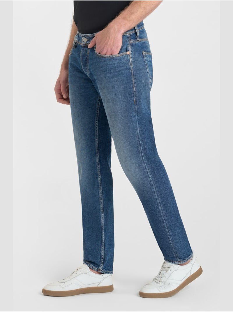 Jeans slim elástica 700/11, largo 34 Azul - Kiabi