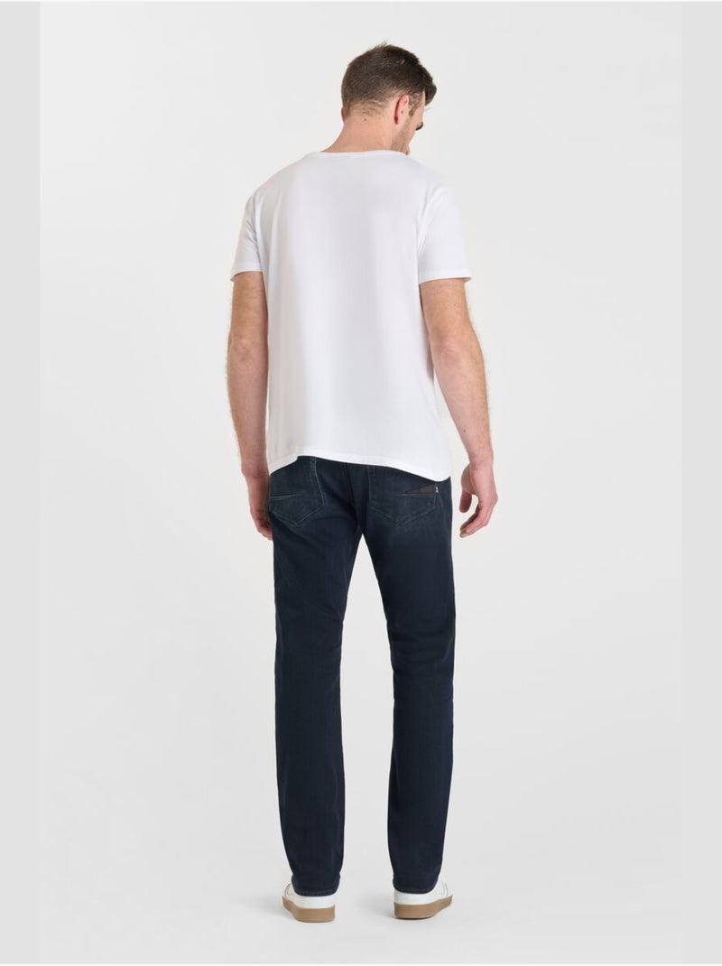 Jeans slim elástica 700/11, largo 34 Azul - Kiabi