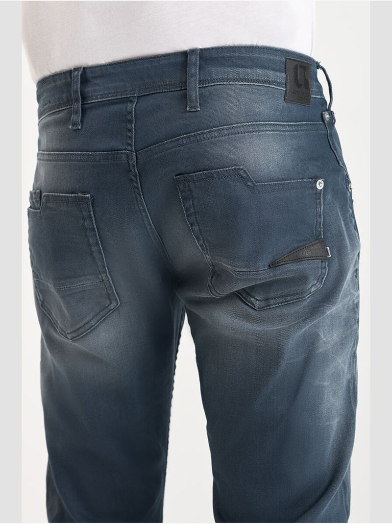 Jeans slim elástica 700/11, largo 34 Azul - Kiabi