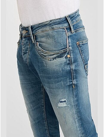 Jeans slim elástica 700/11, largo 34