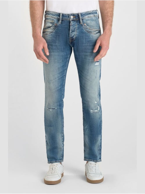 Jeans slim elástica 700/11, largo 34 - Kiabi