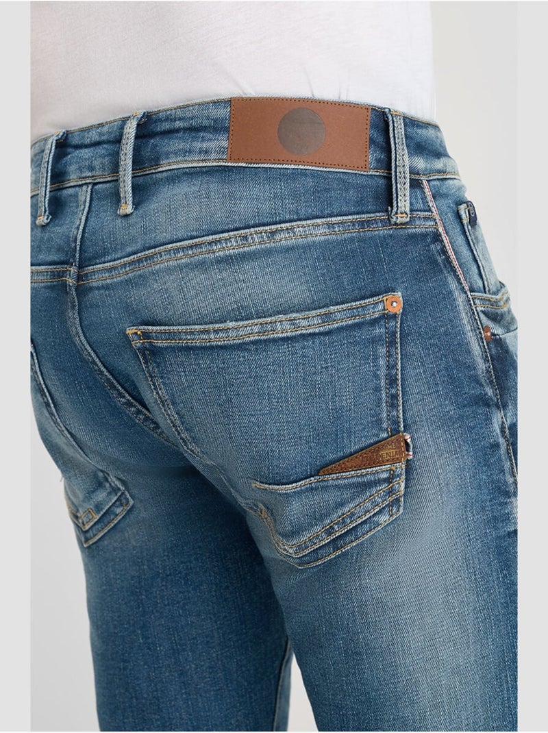 Jeans slim elástica 700/11, largo 34 Azul - Kiabi