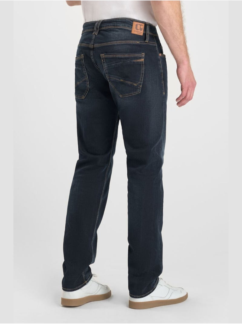 Jeans slim elástica 700/11, largo 34 Azul - Kiabi