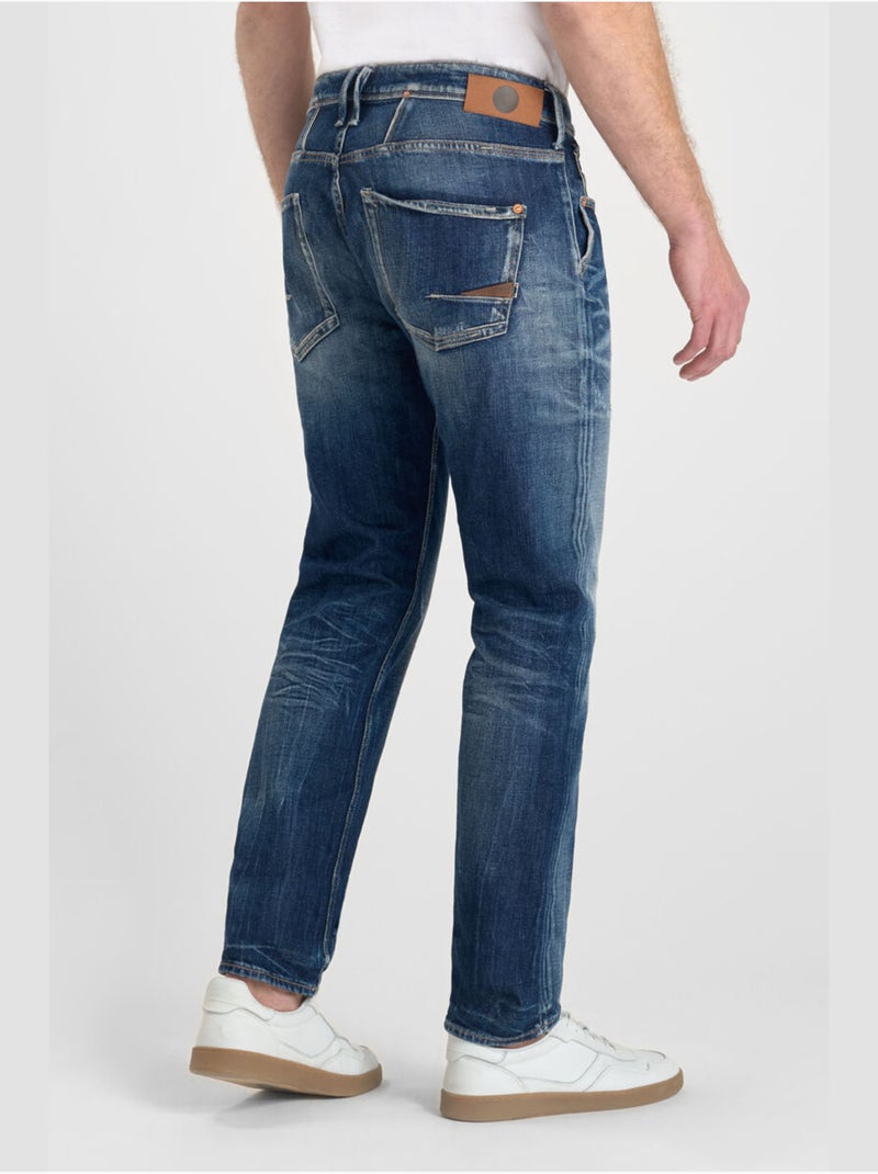 Jeans slim elástica 700/11, largo 34 Azul - Kiabi