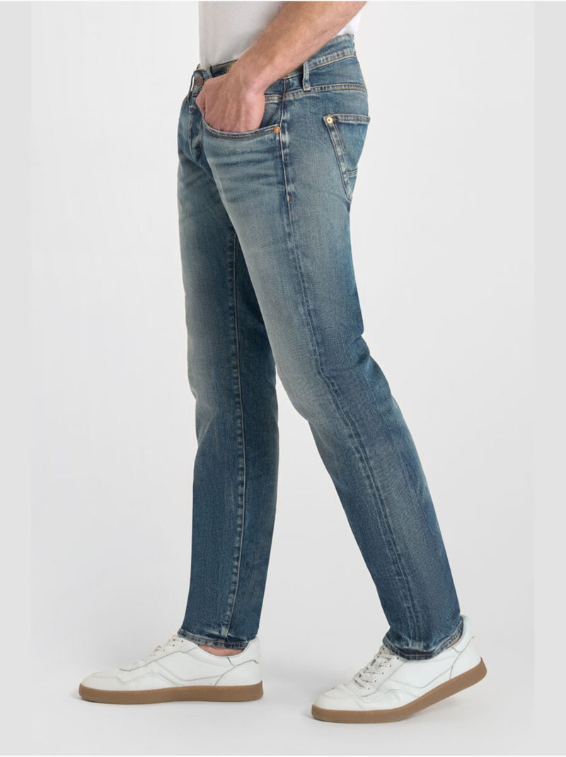 Jeans slim elástica 700/11, largo 34 Azul - Kiabi