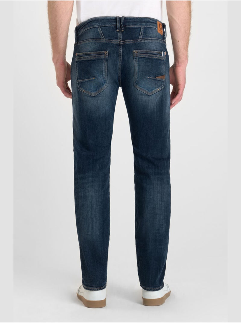 Jeans slim elástica 700/11, largo 34 Azul - Kiabi