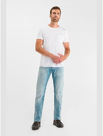 Jeans slim elástica 700/11, largo 34