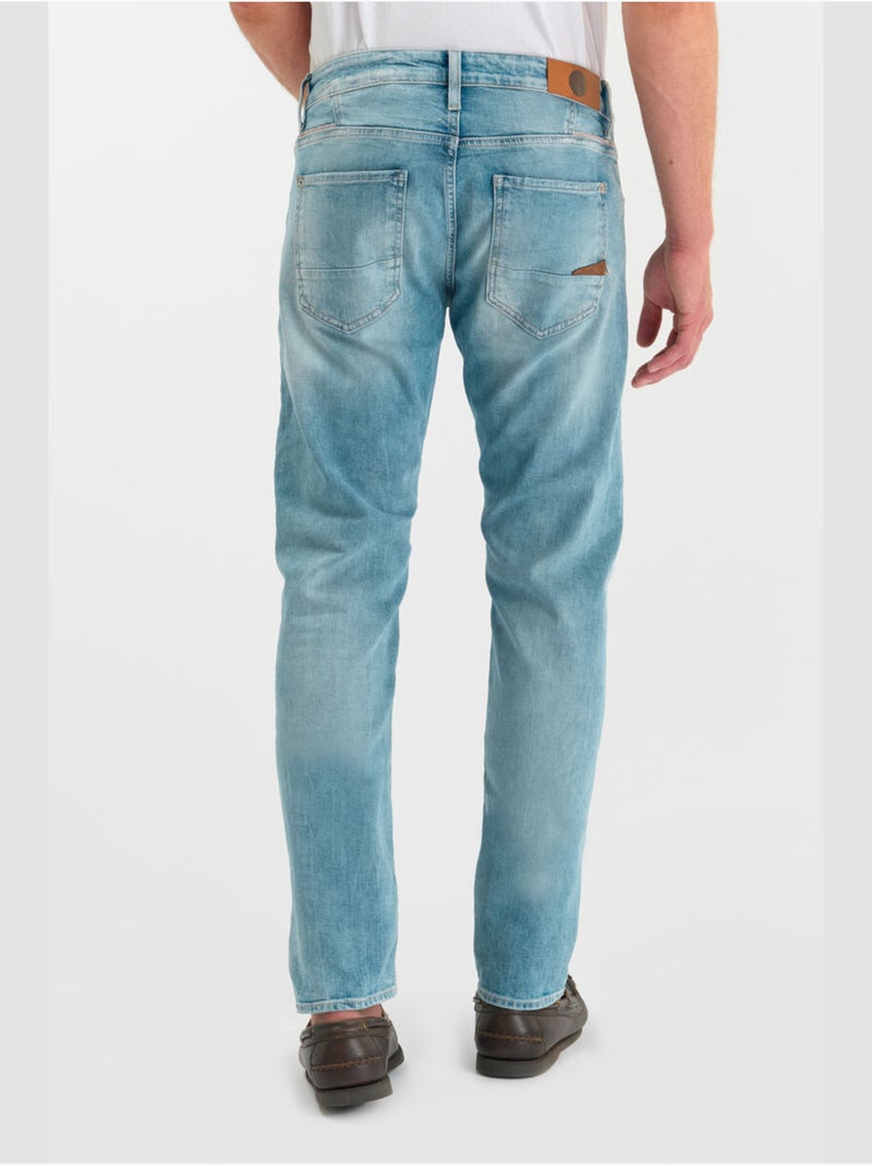 Jeans slim elástica 700/11, largo 34 Azul - Kiabi