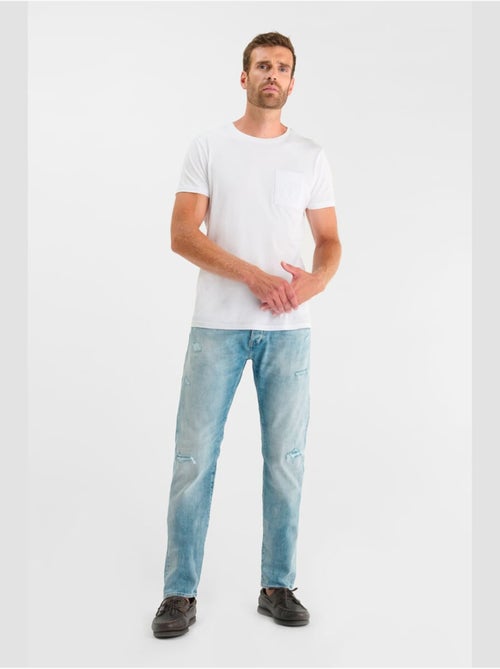 Jeans slim elástica 700/11, largo 34 - Kiabi Jeans slim elástica 700/11, largo 34 - Kiabi