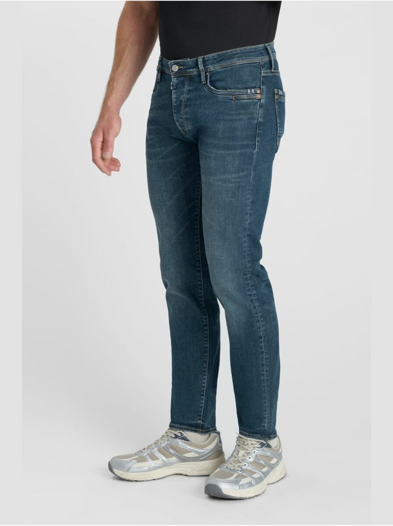Jeans slim elástica 700/11, largo 34 Azul - Kiabi