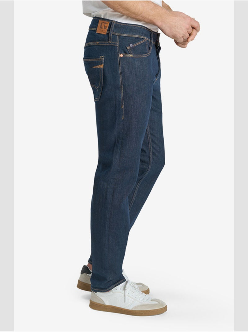 Jeans slim elástica 700/11, largo 34 Azul - Kiabi