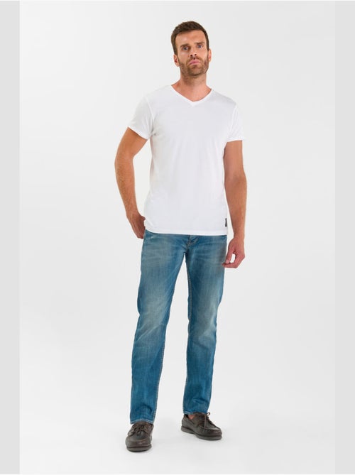 Jeans slim elástica 700/11, largo 34 - Kiabi