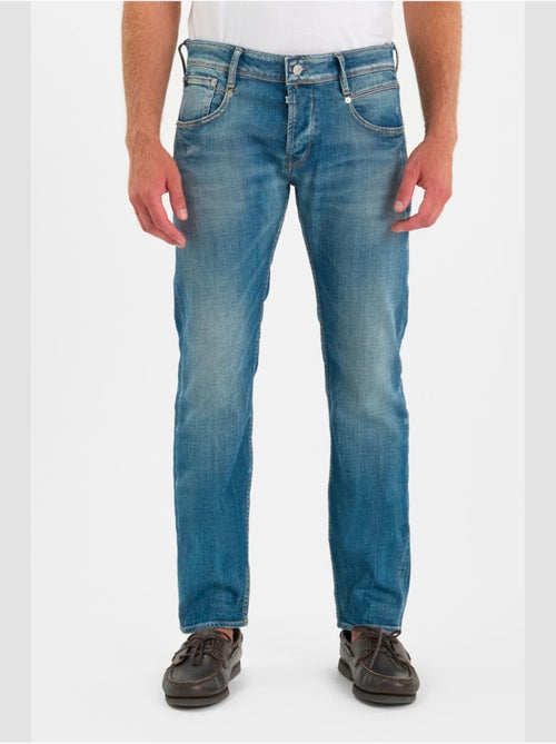 Jeans slim elástica 700/11, largo 34 - Kiabi