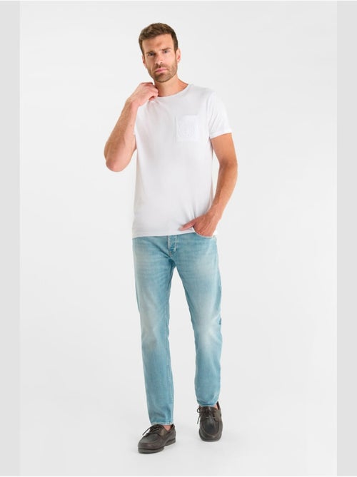 Jeans slim elástica 700/11, largo 34 - Kiabi