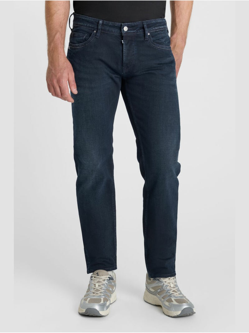 Jeans slim elástica 700/11, largo 34 Azul - Kiabi
