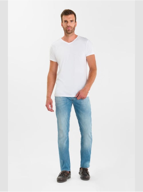 Jeans slim elástica 700/11, largo 34 - Kiabi