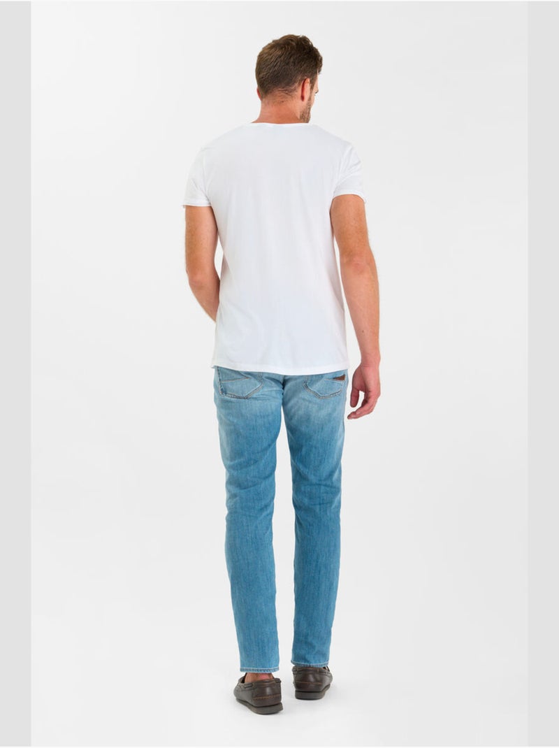 Jeans slim elástica 700/11, largo 34 Azul - Kiabi