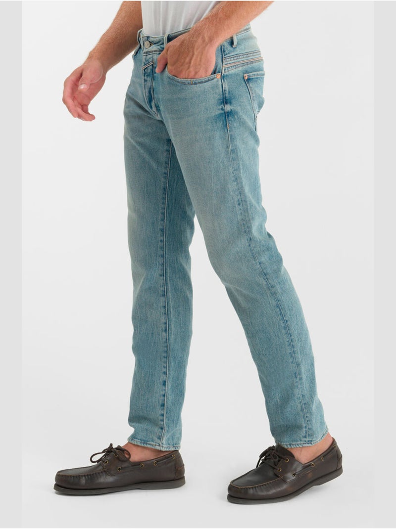 Jeans slim elástica 700/11, largo 34 Azul - Kiabi
