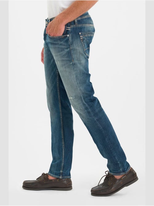 Jeans slim elástica 700/11, largo 34 - Kiabi