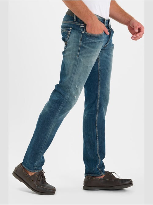 Jeans slim elástica 700/11, largo 34 - Kiabi