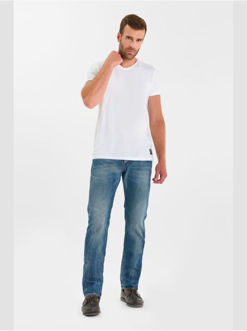 Jeans slim elástica 700/11, largo 34 - Kiabi