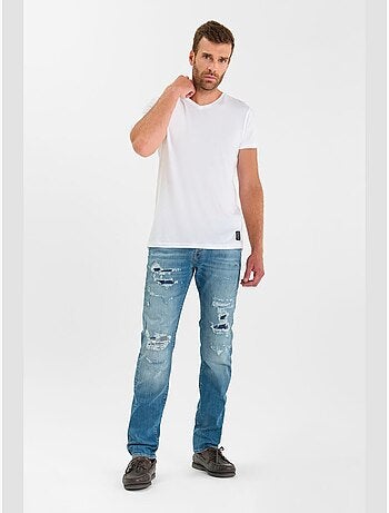 Jeans slim elástica 700/11, largo 34