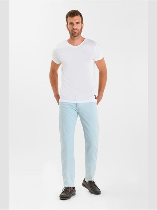 Jeans slim elástica 700/11, largo 34 - Kiabi