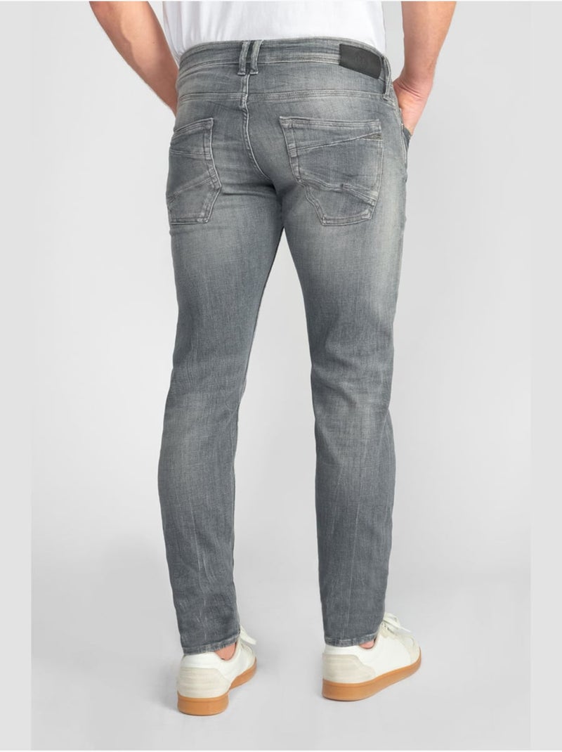 Jeans slim elástica 700/11, largo 34 Gris - Kiabi