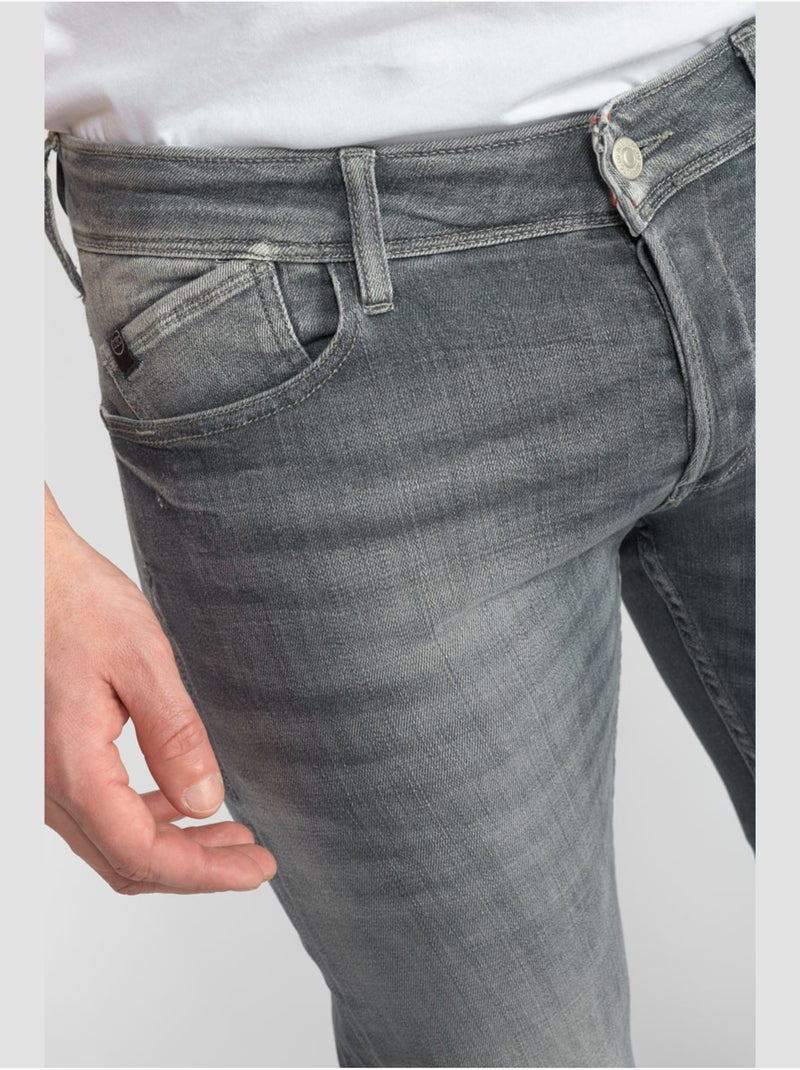 Jeans slim elástica 700/11, largo 34 Gris - Kiabi