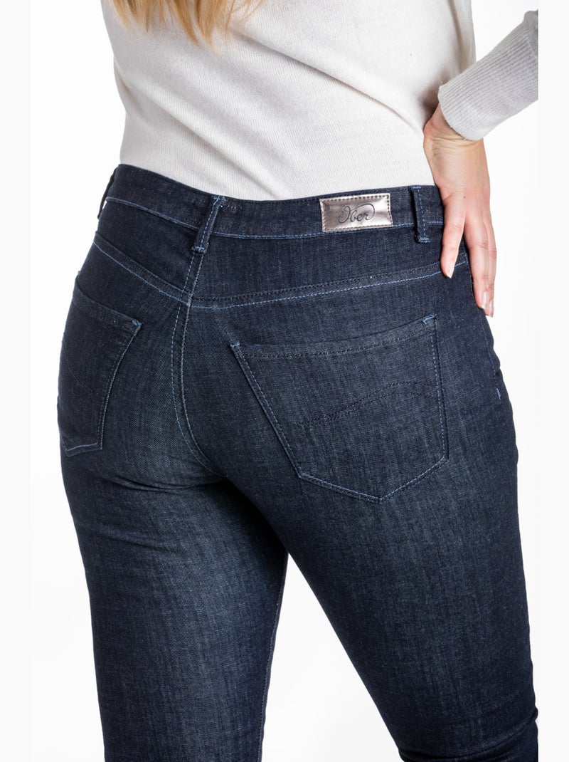 Jeans talle alto pitillo denim OBS6 'OBER' Azul - Kiabi