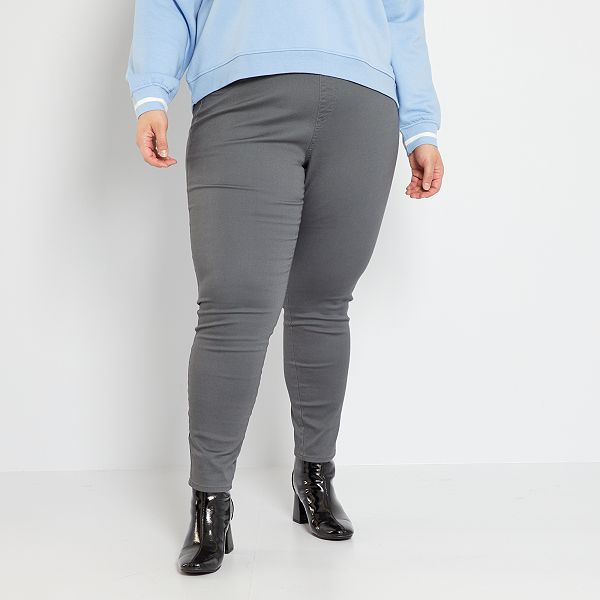 Jegging de algodón elástico tallas grandes mujer - Kiabi - 15,00€