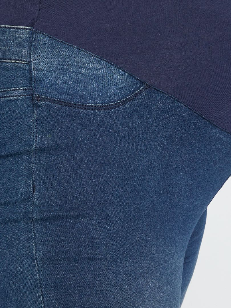Jegging de premamá azul negro - Kiabi