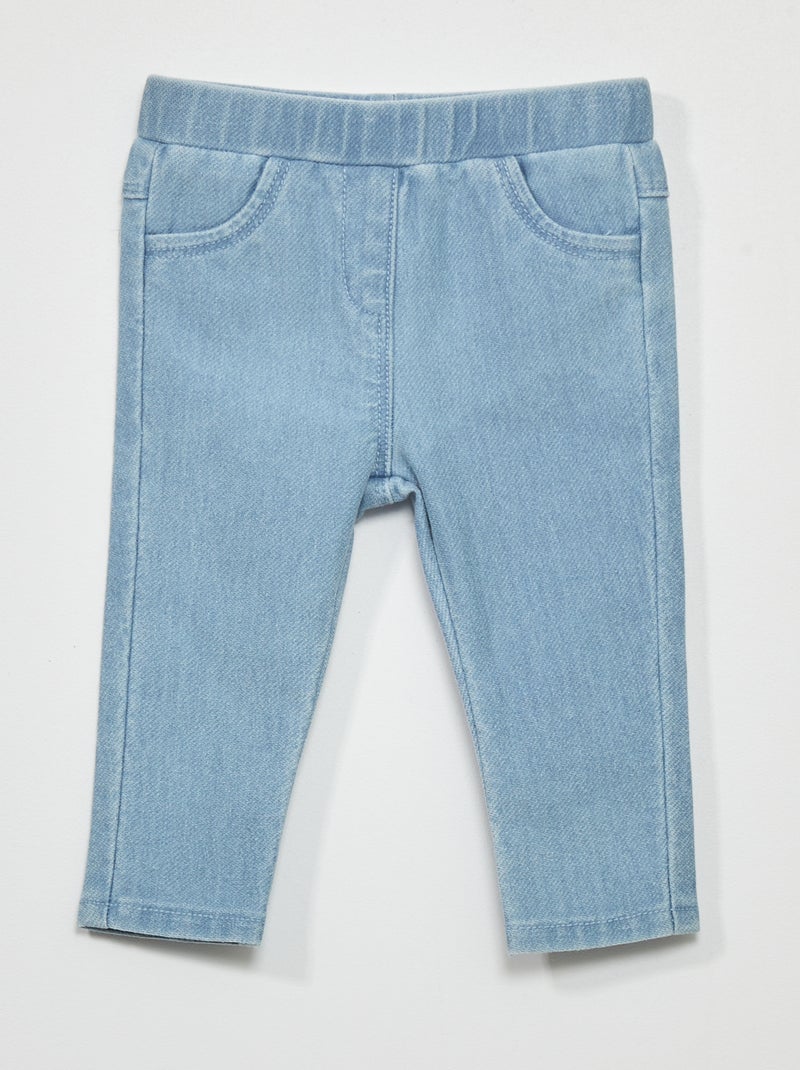 Jegging elástico Azul - Kiabi