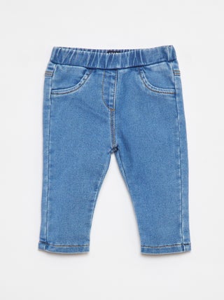 Jegging elástico efecto vaquero